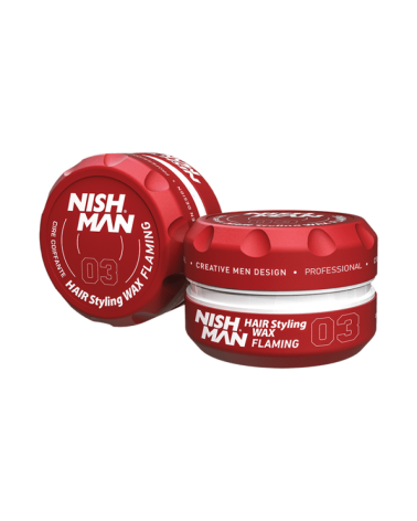 Nishman Barber Hair Styling Wax Flaming 03