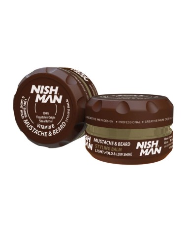 Nishman Barber Beard E Mustache Styling Balm