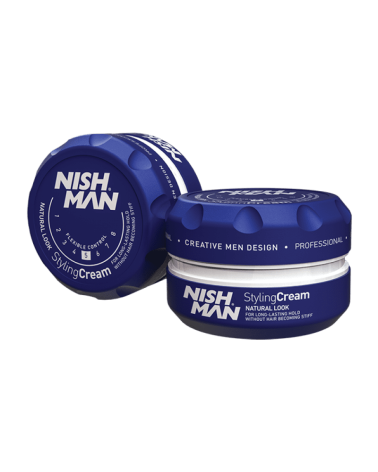 Nishman Barber Natural Look Styling Cream 5