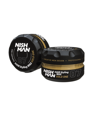 Nishman Barber Hair Styling Wax Gold One 07