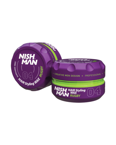 Nishman Barber Hair Styling Wax Rugby 04