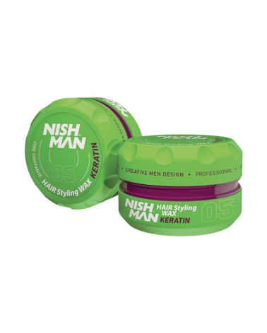 Nishman Barber Hair Styling Wax Keratin 05