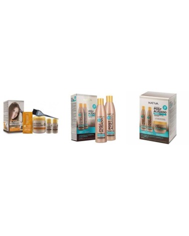 Kativa Keratin Alisado Brasileno 4pcs