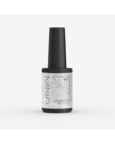 Mnp Lacqwear Gel Polish 47 Glitter Argento