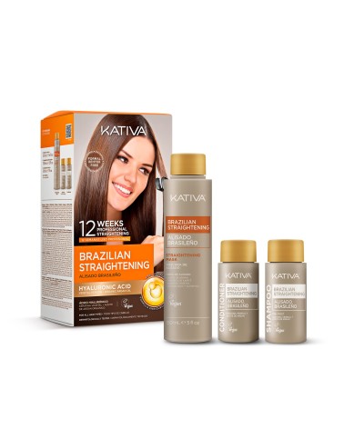 Kativa Keratin Alisado Brasileno 4pcs