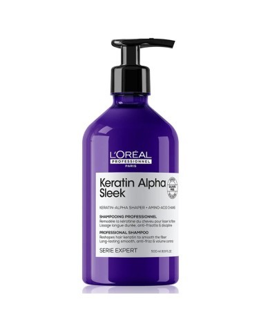 Loreal S.Expert Keratin Alpha Sleek Shampoo  500ml